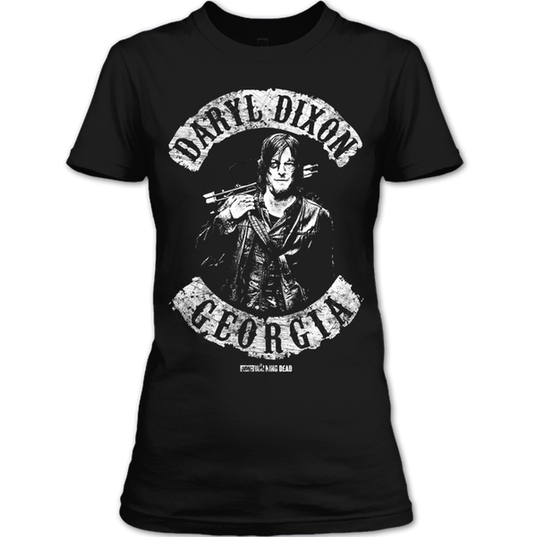 A black t-shirt with the shopify logo