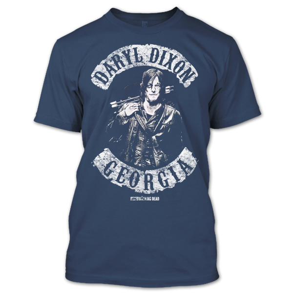 A black t-shirt with the shopify logo