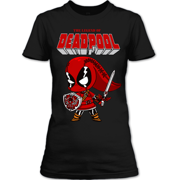 A black t-shirt with the shopify logo