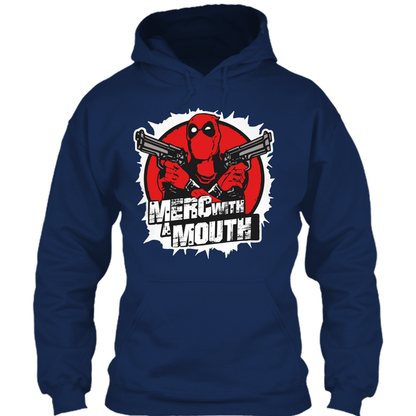 A black t-shirt with the shopify logo