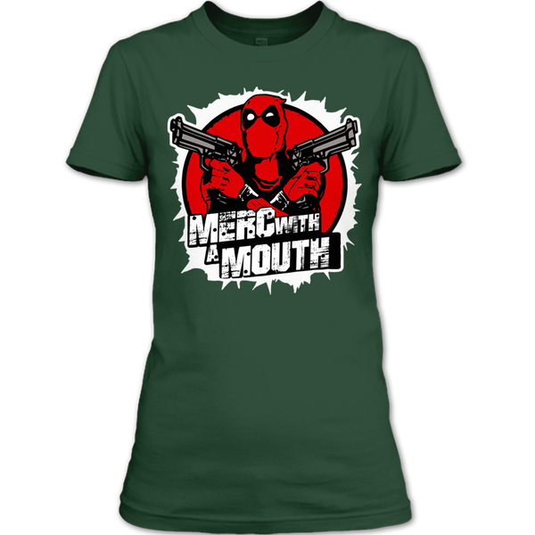 A black t-shirt with the shopify logo