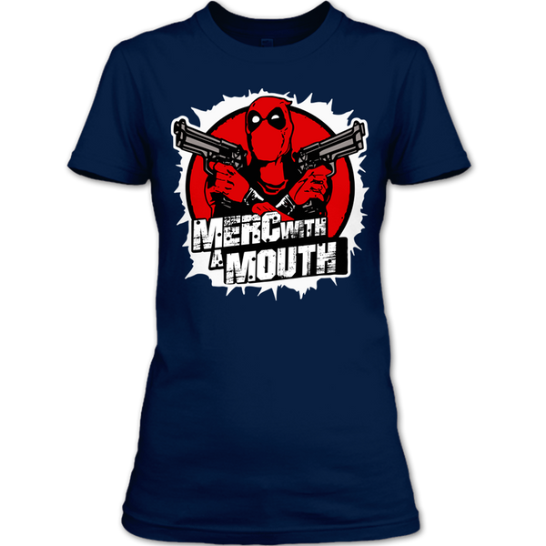 A black t-shirt with the shopify logo