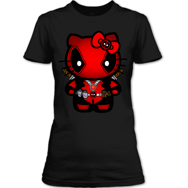 A black t-shirt with the shopify logo