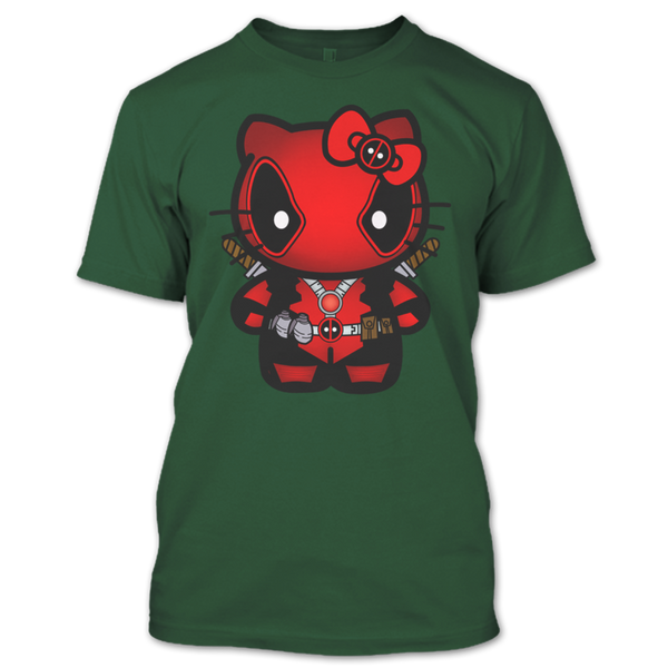 A black t-shirt with the shopify logo