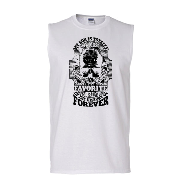 A black t-shirt with the shopify logo