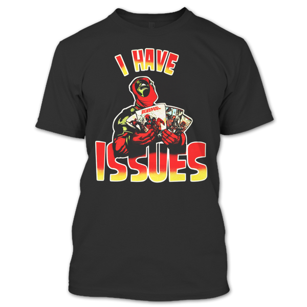 A black t-shirt with the shopify logo