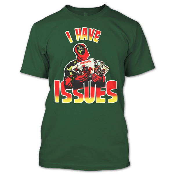 A black t-shirt with the shopify logo