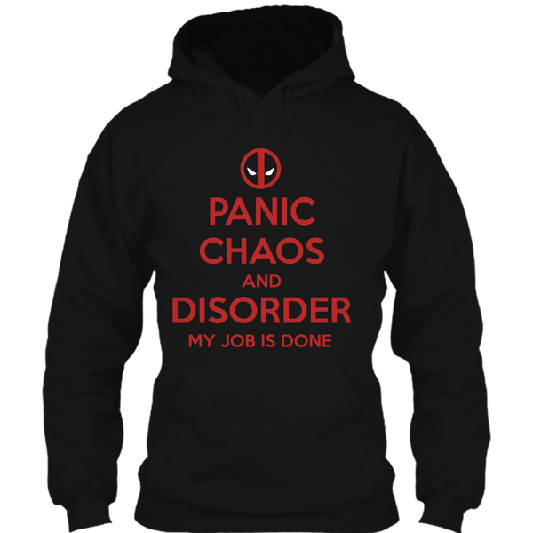 A black t-shirt with the shopify logo