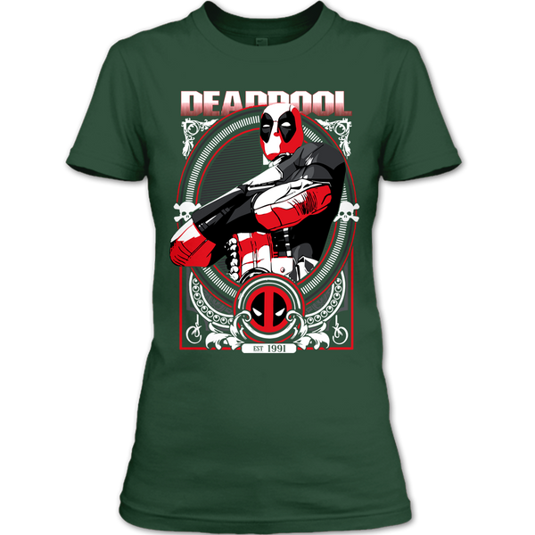 A black t-shirt with the shopify logo