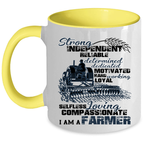 Cute Gift For Farmer Coffee Mug, I Am A Farmer Accent Mug