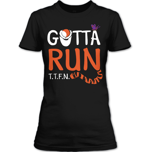 A black t-shirt with the shopify logo