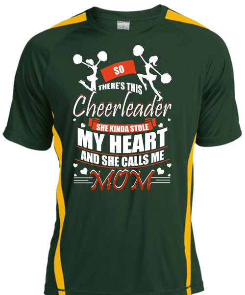 She Calls Me Mom T Shirt, There's This Cheerleader T Shirt, Cool Shirt