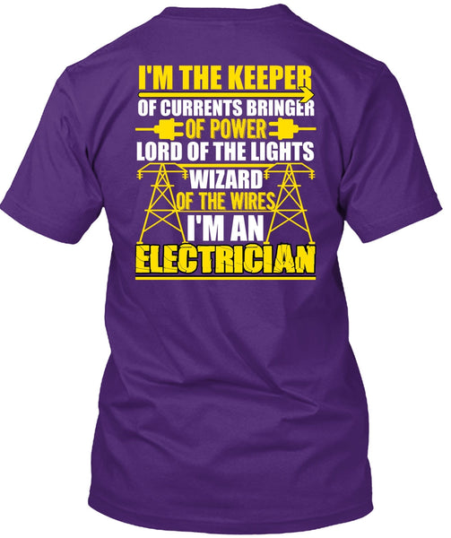 I'm An Electrician T Shirt, Lord Of The Lights T Shirt