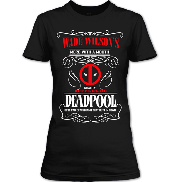 A black t-shirt with the shopify logo