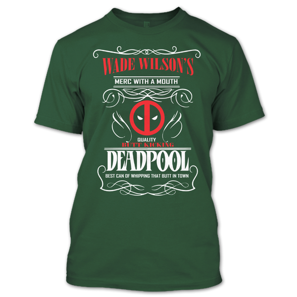 A black t-shirt with the shopify logo