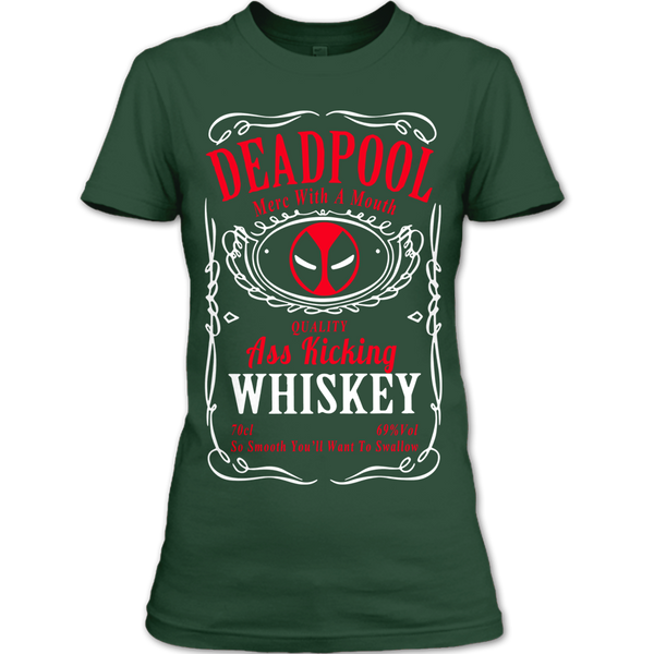 A black t-shirt with the shopify logo