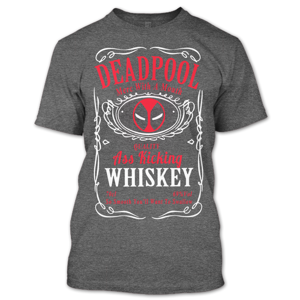 A black t-shirt with the shopify logo