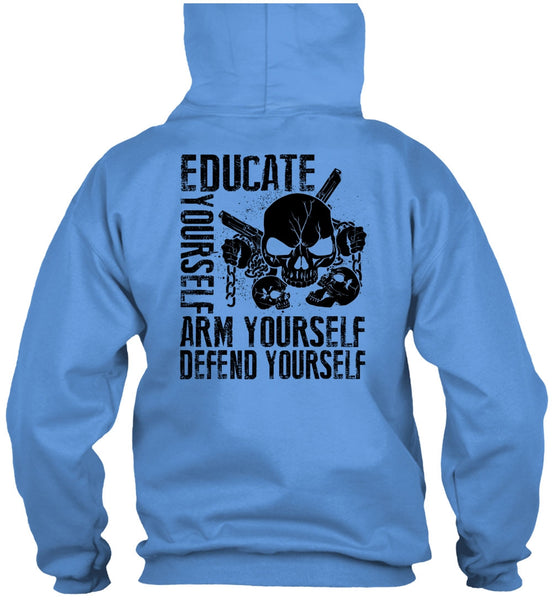 Educate Yourself Arm Yourself T Shirt, I Love Veteran T Shirt