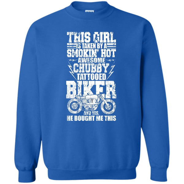 Coolest Tattooed Biker T Shirt, I Love Biking Sweatshirt