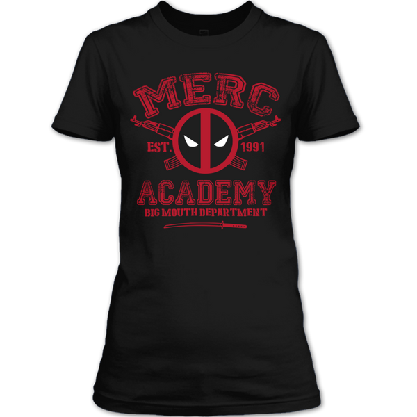 A black t-shirt with the shopify logo