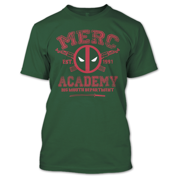 A black t-shirt with the shopify logo