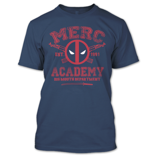 A black t-shirt with the shopify logo