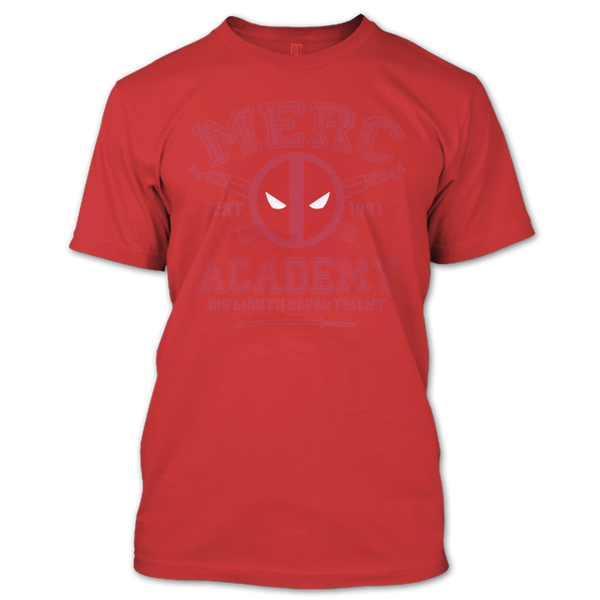 A black t-shirt with the shopify logo