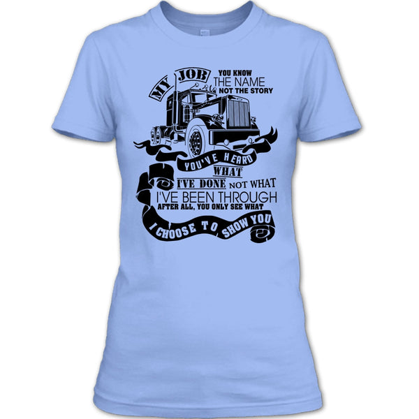 You Know The Name T Shirt, I Am A Truck Driver T Shirt