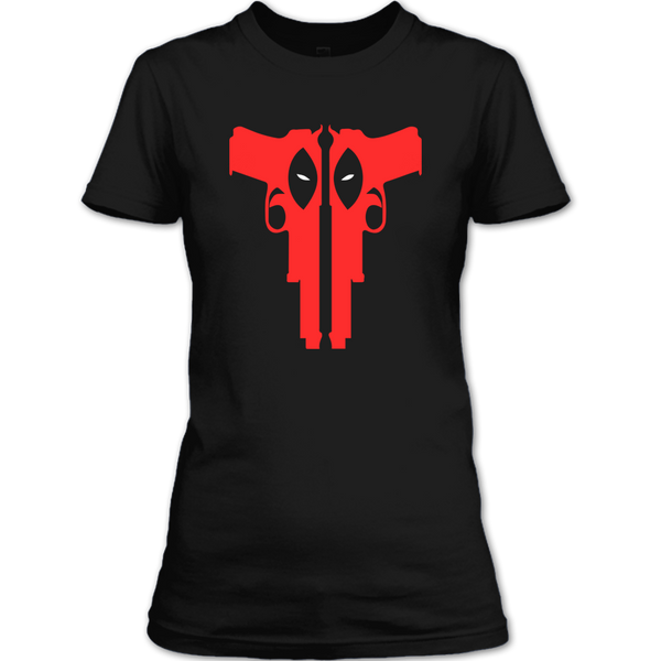 A black t-shirt with the shopify logo