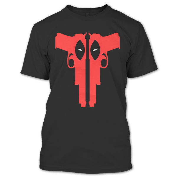 A black t-shirt with the shopify logo