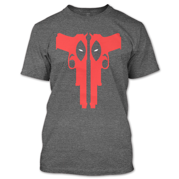 A black t-shirt with the shopify logo