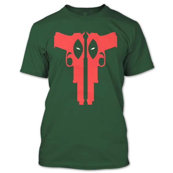 A black t-shirt with the shopify logo