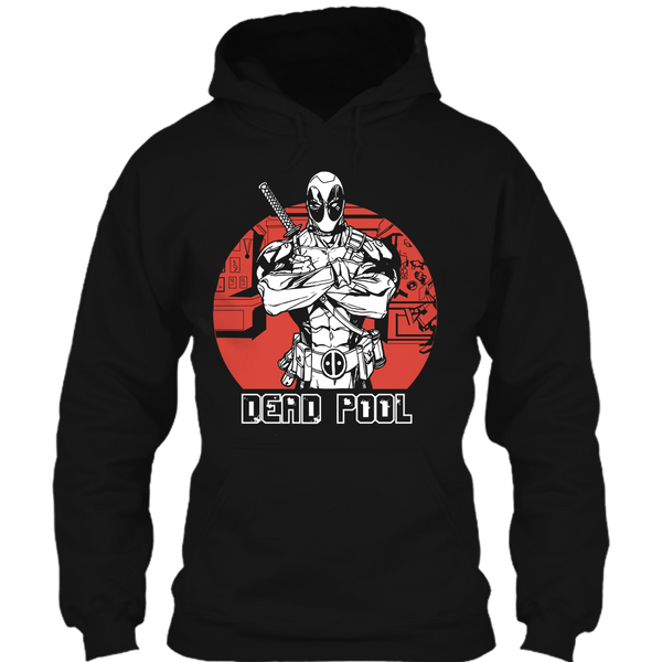 A black t-shirt with the shopify logo