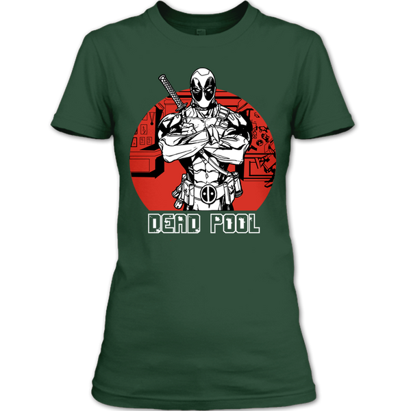 A black t-shirt with the shopify logo