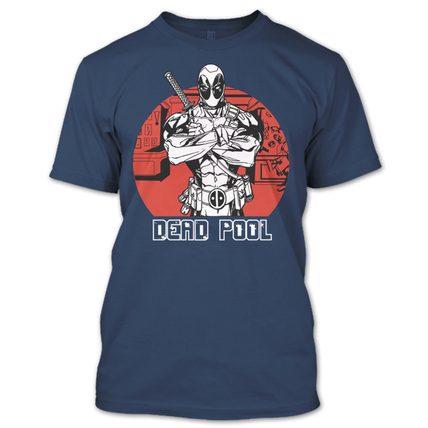 A black t-shirt with the shopify logo