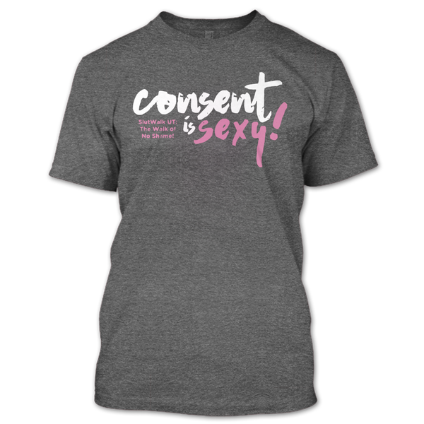 A black t-shirt with the shopify logo