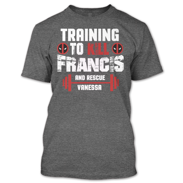 A black t-shirt with the shopify logo