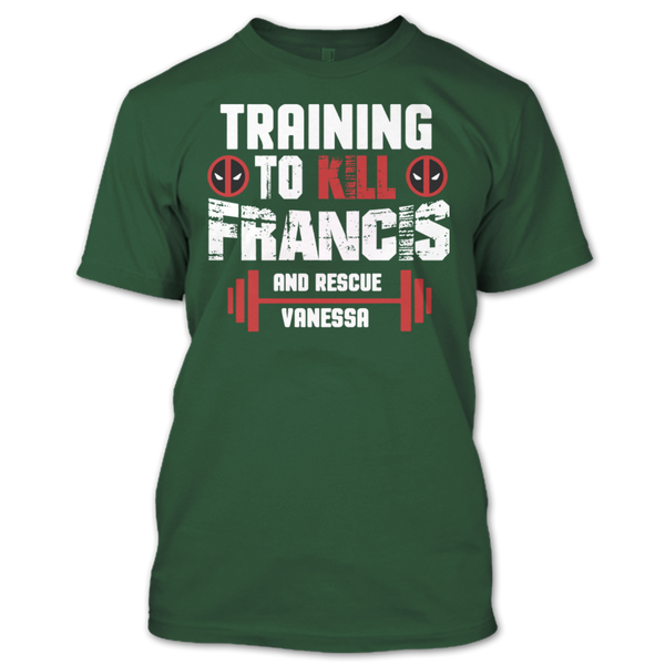 A black t-shirt with the shopify logo