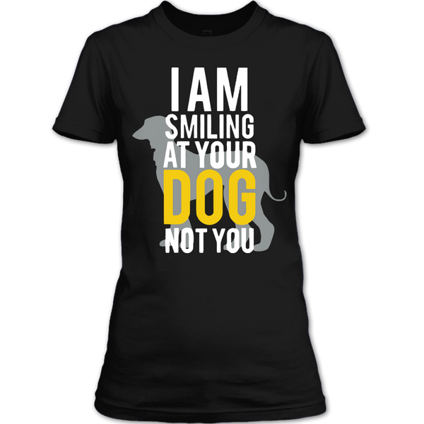 A black t-shirt with the shopify logo