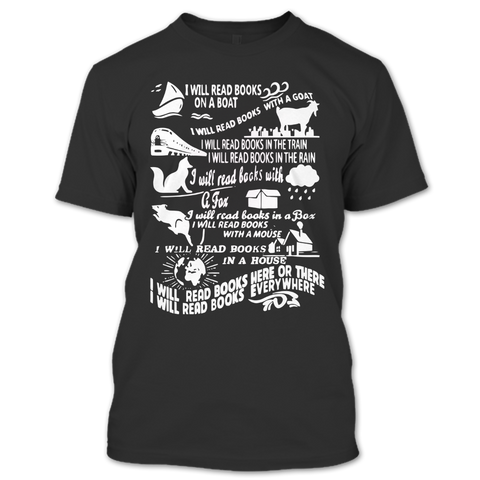 A black t-shirt with the shopify logo