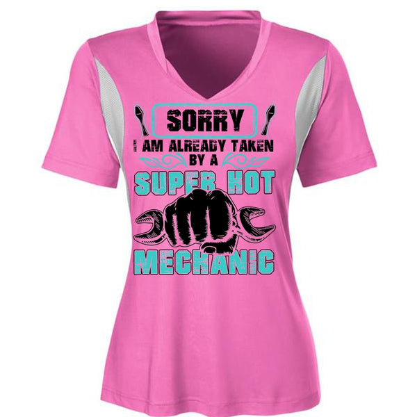 I Am Already Taken By A Hot Mechanic T Shirt, I Love Mechanic T Shirt, Awesome T-Shirts