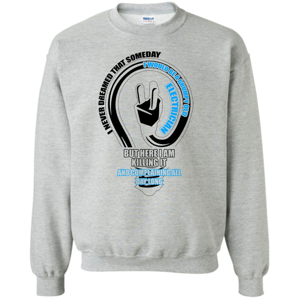 Gift For Electrician T Shirt, Grumpy Old Electrician Sweatshirt