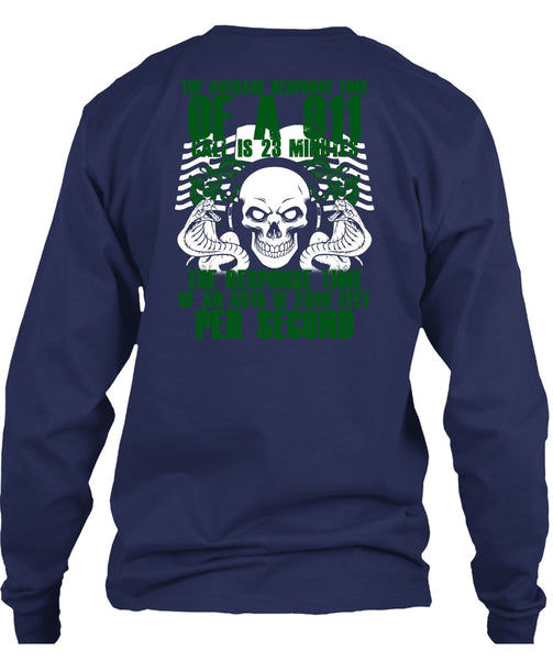 The Average Response Time Of A 911 T Shirt, Being A Dispatcher T Shirt