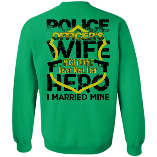 I Love Wife T Shirt, Police Officer's Wife Sweatshirt