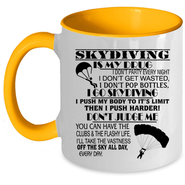 I Go Skydiving Coffee Mug, I Love Skydiving Accent Mug