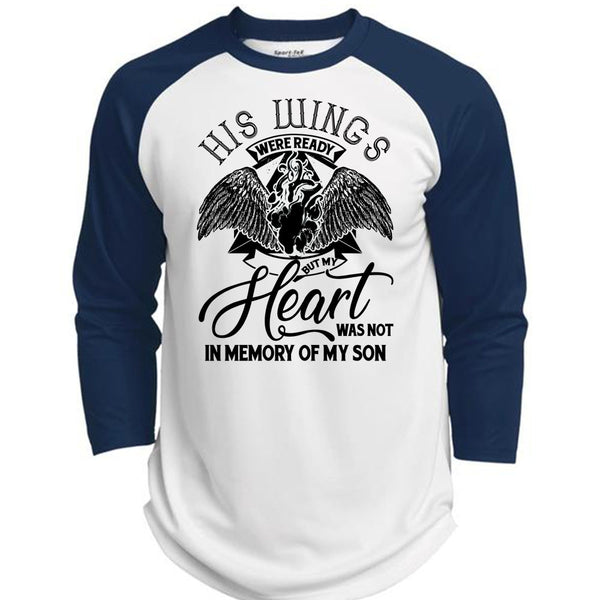 My Heart Was Not In Memory Of My Son T Shirt, I Love Son T Shirt, Awesome T-Shirts  (Polyester Game Baseball Jersey)