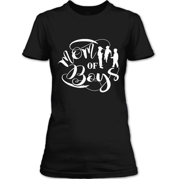 Mom Of Boys T Shirt, Coolest Mom T Shirt