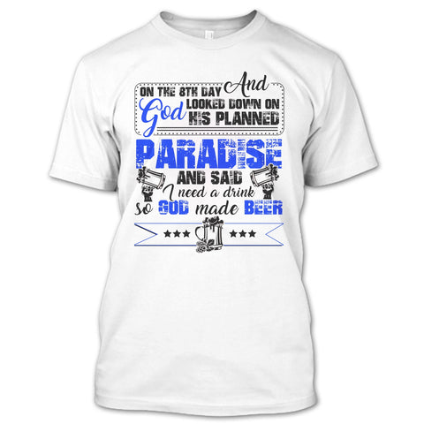 A black t-shirt with the shopify logo