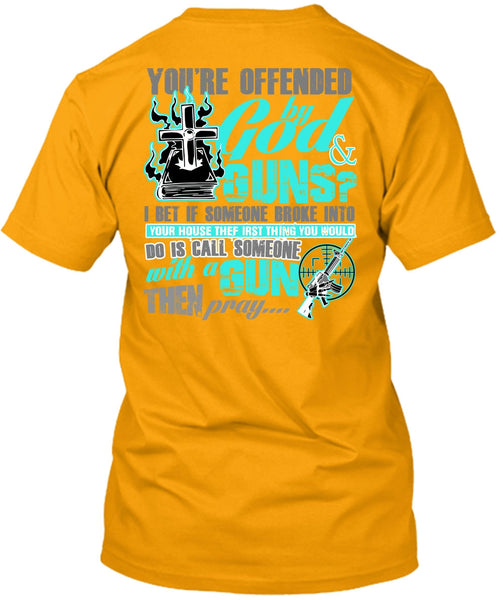 God And Guns T Shirt, I Love Gun T Shirt