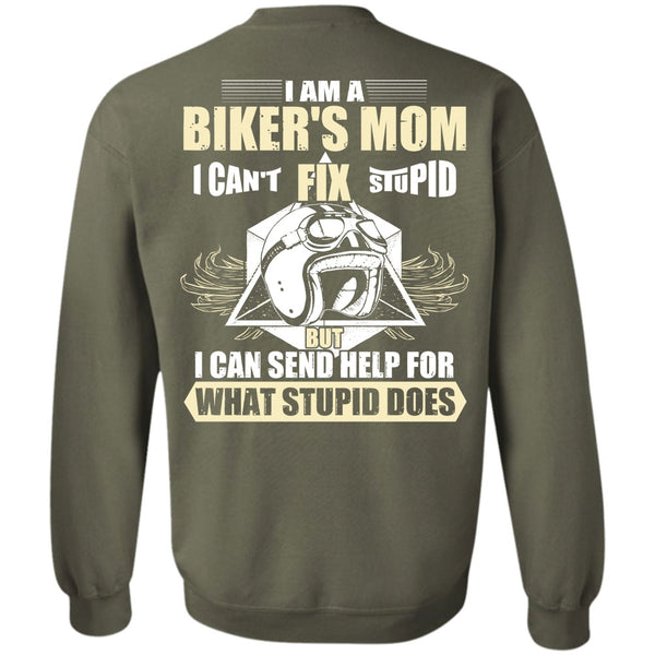 Fix Stupid T Shirt, I Love Biking Sweatshirt